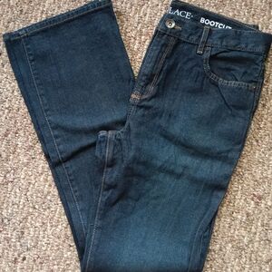 New The Children's Place Dark Blue Bootcut Jeans